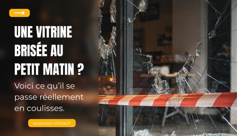 Illustration de l'actualité Vitrage ou vitrine cassés